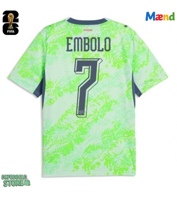 Schweiz Breel Embolo #7 Replika Udebanetrøje VM 2026 Kortærmet